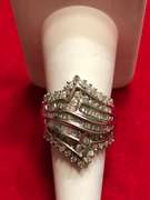 LADIES 14K WHITE GOLD DIAMOND BAND