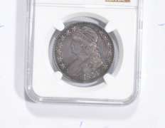 AU53 1824 Capped Bust Half Dollar - Graded NGC