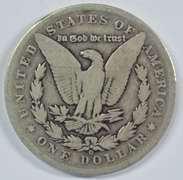 Rare key date 1893-O Morgan Silver Dollar. Circ