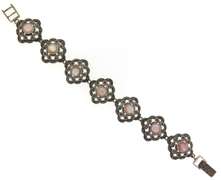 Sterling silver Marcasite Gemstone Bracelet