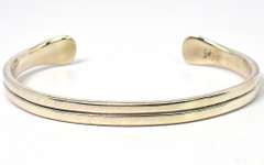 Heavy Sterling Silver Cuff Bangle