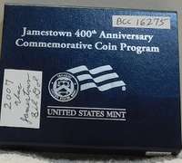 2007 Unc Jamestown Silver Dollar