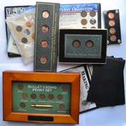 10 Different Mainly Lincoln Cent Presentation Sets