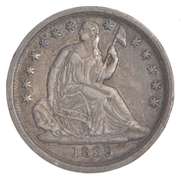 1839-O Seated Liberty Half Dime - NO DRAPERY