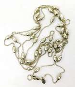 Silpada 44 Inches Long Sterling Bead Necklace