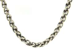 Classic Two-Tone David Yurman Wheat Chain Necklace