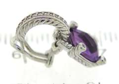 Judith Ripka Amethyst Drop Earrings