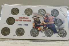 1942 - 45 Sil War Nic Set, circ, complete