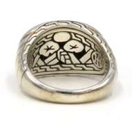 Fabulous Silver John Hardy Blue Topaz Ring