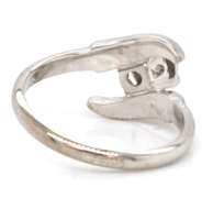 Brilliant 14kt WG Diamond Bypass White Gold Ring