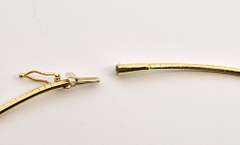 Popular 14k Omega Necklace