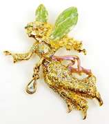 Vintage Kirks Folly Fairy Pin