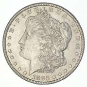 1883-CC Morgan Silver Dollar