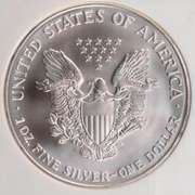 2007 Silver Eagle NGC MS70 Holdered