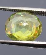 Gorgeous 2.18ct color shifting Russian Sphene