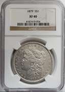 Certified Morgan Silver Dollar 1879