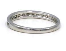 Classic Platinum Channel Set Diamond Band