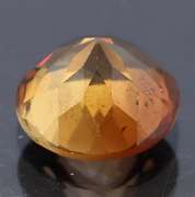 Brilliant golden 3.37ct Imperial Topaz solitaire