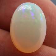 Ravishing 6.19ct snow white Welo Opal