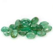 Heavy 6.59ct 10 piece Zambian Emerald set