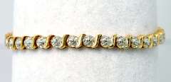 Vermeil Bracelet with Diamond Accent