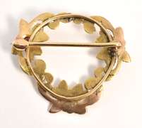 Nice Vintage 14k Floral Brooch