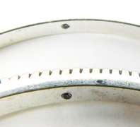 2 Silver Bangle Bracelets