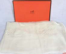 Hermes Silk Mousseline Butterfly Scarf