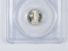 MS67 FB 1944-D Mercury Silver Dime - Graded PCGS