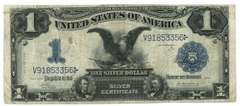 1899 Series Large Size 'Black Eagle' $1 Silver Cert