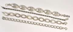 Group of 4 Sterling Bracelets