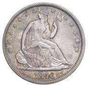 1846 Seated Liberty Half Dollar