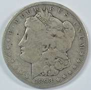 Rare key date 1893-O Morgan Silver Dollar. Nice circ