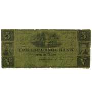 $ 5 Jan 3 1859 The Exchange Bank Of Norfolk Note