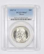 MS67 1937-S Boone Bicentennial Commemorative Half Dollar - Graded PCGS