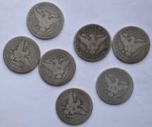 7 Barber Halves