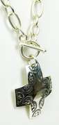 Silpada Sterling Southwest Cross & Chain