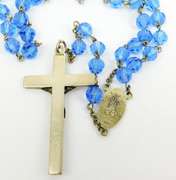 Early Sterling Rosary & Rosary Box