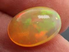 Remarkable 4.36ct wide block patterned Opal