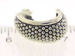 Lagos Signature Caviar Hoop Earrings