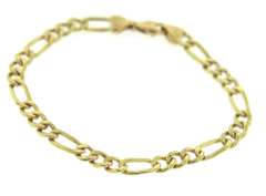 Amazing 18kt Figaro Link Bracelet