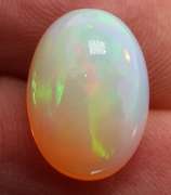 Ravishing 6.19ct snow white Welo Opal