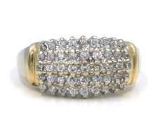 Classic 14kt WG Diamond Cluster Ring