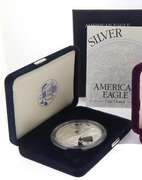 2002 W Proof Silver Eagle With Boxes and CoA
