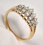 Classic Diamond Pyramid Ring