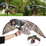 Prowler Owl Decoy Bird Pest Deterrent Scarecrow Garden