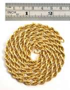 Wide & Long 18k Rope Necklace