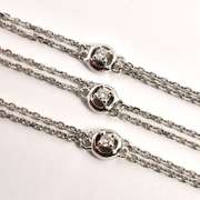 Enticing Diamond Necklace in 14K White Gold