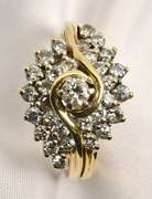 Flashy 2 Piece Diamond Set