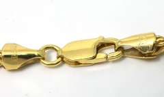 Chunky 4mm 24-Inch Rope Chain in Yellow Gold